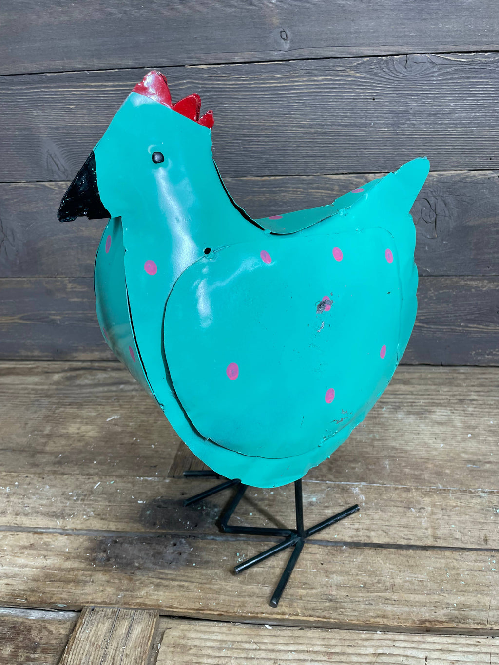 Mama Chicken Polka Dot: Turquoise