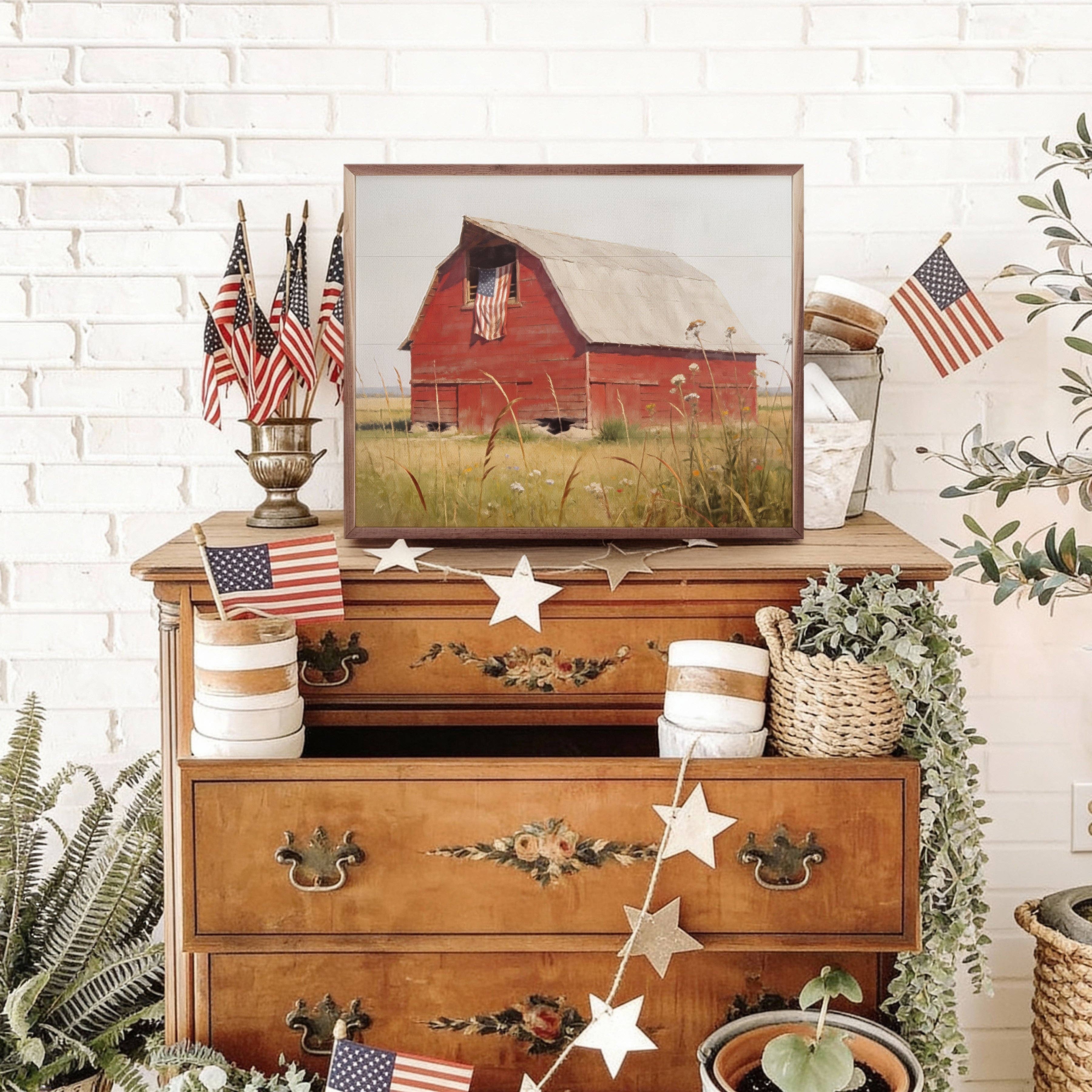 Red Barn Of The Heartland: 10x8