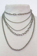Syrah Necklace Silver
