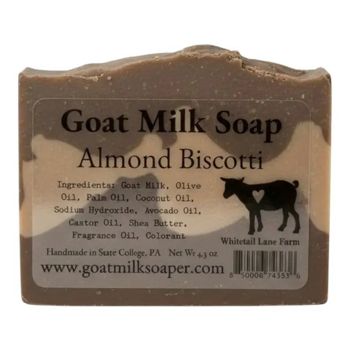 Almond Biscotti Goat Milk Soap