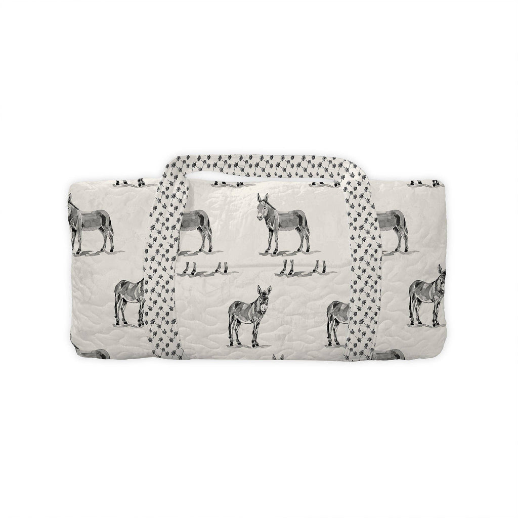Donkey Icon Linen/Black Weekender Duffle Bag
