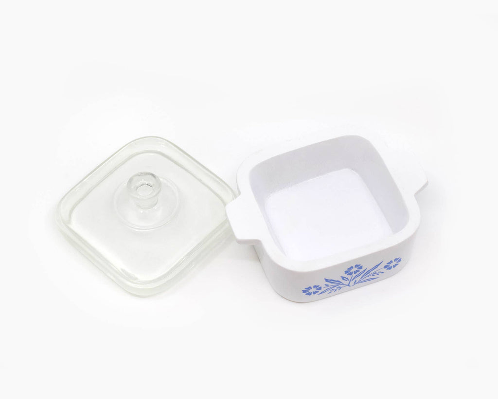 Mini Cornflower Trinket Box – Corningware–Inspired Casserole