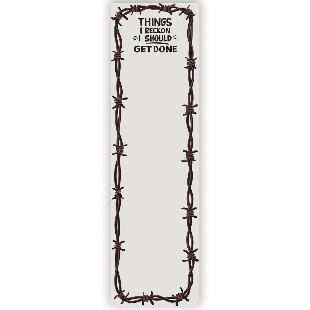 Things I Reckon I Should Get Done List Pad