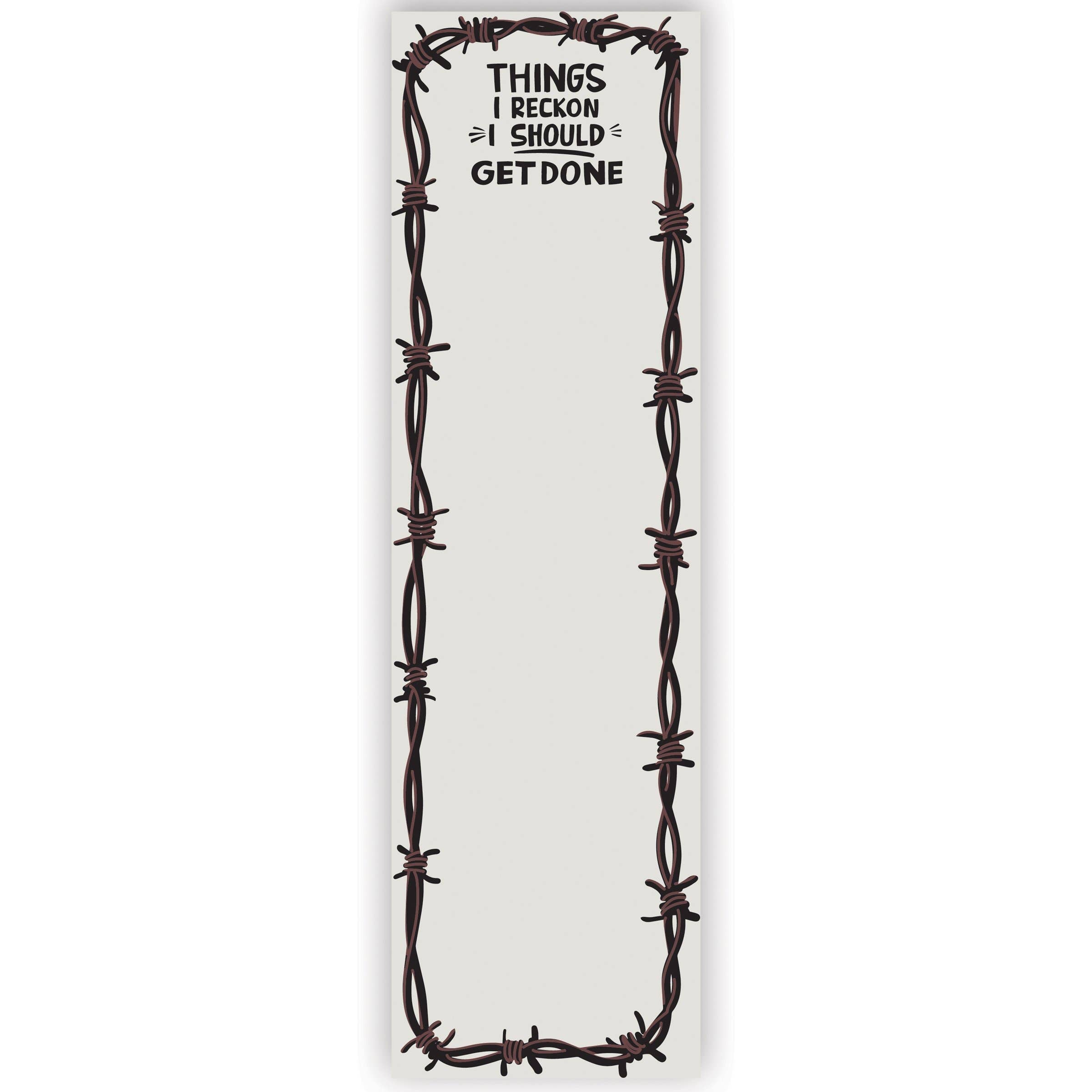 Things I Reckon I Should Get Done List Pad