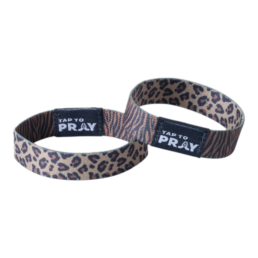 Tap To Pray® Wristband – Safari Leopard