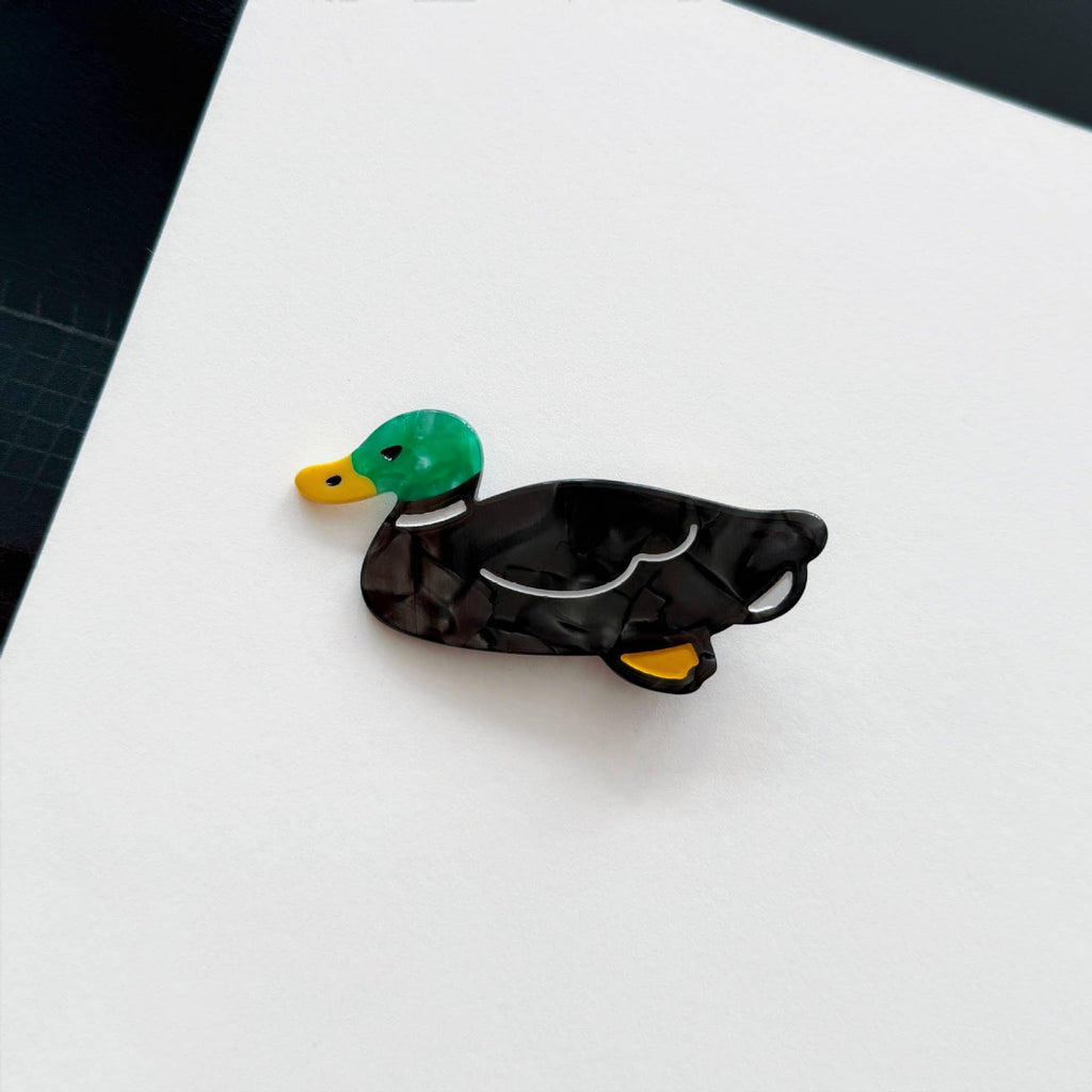 Whimsical Duck Hair Claw Clip