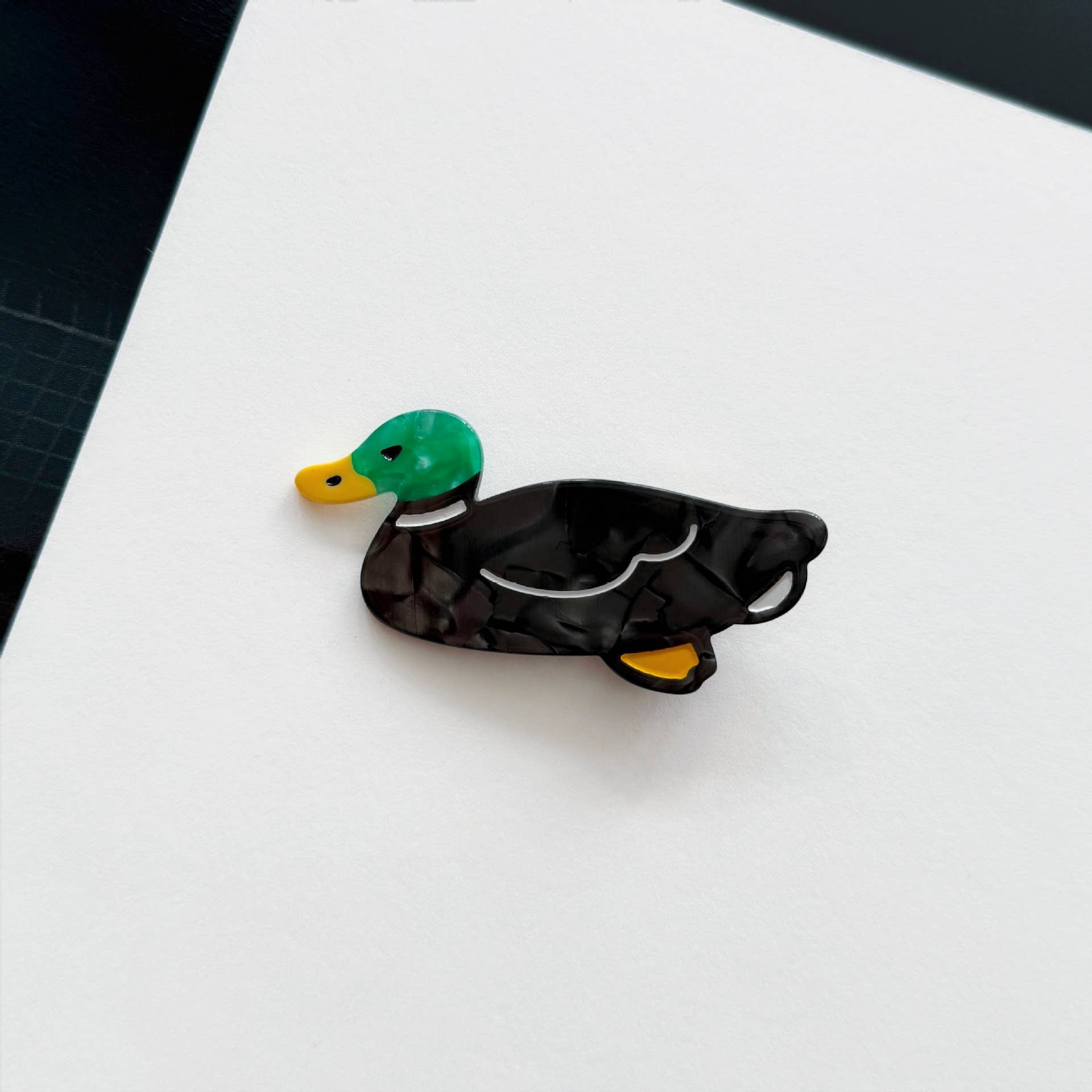 Whimsical Duck Hair Claw Clip